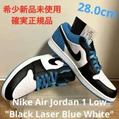 Air Jordan 1 Low Black Laser Blue White