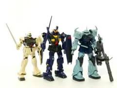 ガンプラ マークⅡ,グフカスタム,ジムコマンド 完成品 3体ジャンクセット