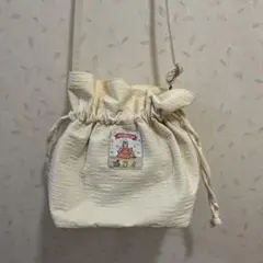 未使用　マロンクリーム　シャンブル　ショルダーバッグ　バッグ　巾着
