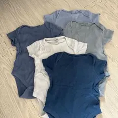NEXT baby ロンパース 肌着 5枚セット グレー・ネイビー