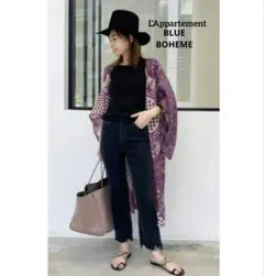 L'Appartement BLUEBOHEME 新品SILKガウンのサムネイル
