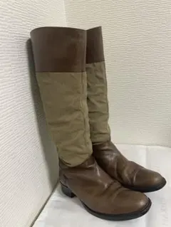 マーガレットハウエル アイデア 切替 ロングブーツ