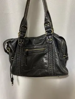 archive グランジ y2k フェイクレザー バッグ トート ショルダー