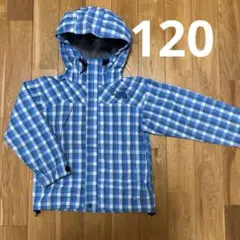 ノースフェイス キッズ マウンテンパーカー チェック柄 男女兼用 120