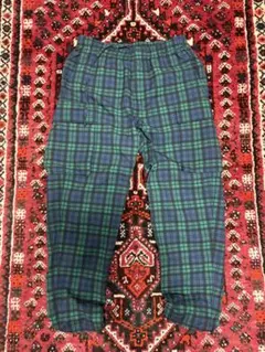 【BEAMS チェックカーゴパンツ イージーパンツ Sサイズ】