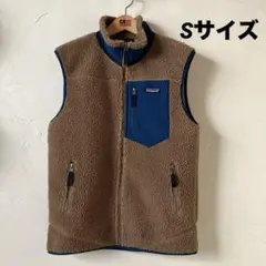 Patagonia レトロX ベスト ブラウン × ブルー Mサイズ - メルカリ
