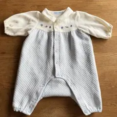 ファミリア　長袖前開きロンパース 60cm