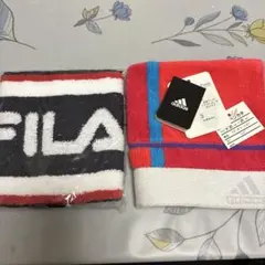 ハンドタオル☆adidas FILAのサムネイル