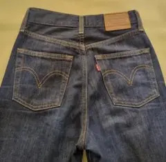 LEVI'S 　RIBCAGE WIDE LEG濃紺ワイドデニム
