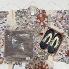 【ほぼ新品】utatane キッズ浴衣3点セットのサムネイル
