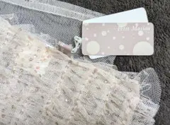 【SCOTCLUB】Petit Maison スパンコール　ショール（ベージュ）のサムネイル