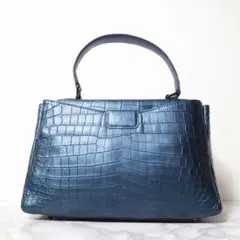 〈新品未使用〉ペレリールッソ マットクロコダイル 日本製 メタリック