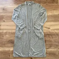 THE SHOP TK ロングカーディガン　グレー