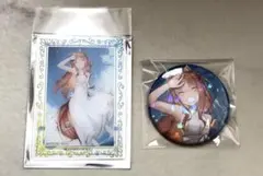 「狼と香辛料」Ver.Summer2 電撃文庫 アクリルカード、缶バッジ