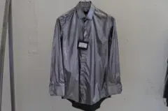 LANVIN メタリック シャツ シルバー 37 長袖 ランバン 比翼のサムネイル