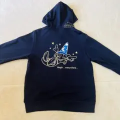 東京ディズニーリゾート　ミッキー 魔法使い パーカー ネイビー LL TDL