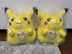 おかえり！ピカチュウ 1/1 ポケモン 30周年記念　ぬいぐるみ　2体