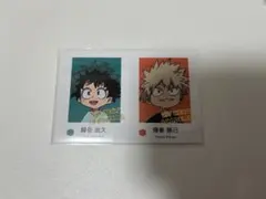 ヒロアカ　僕のヒーローアカデミア　wariふぉと　緑谷出久　爆豪勝己　レア