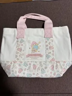 リトルツインスターズ　保冷ポーチ付きトートバッグ