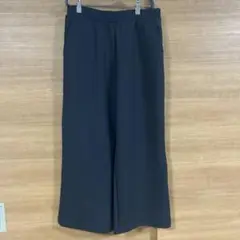ユニクロ ドライスウェットワイドパンツ 472860 丈短め