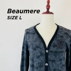 Beaumere グラフィック Tシャツ 紋章プリント グレー L 【1074】のサムネイル