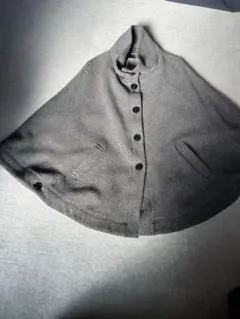 Doux archives グレー ポンチョ