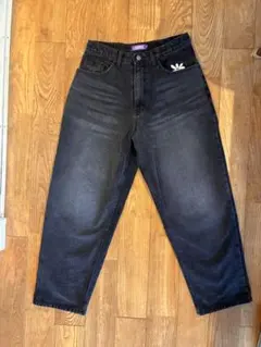 LABROS 紫ステッチデニムS希少 LABROS】Smart Daisy Baggy Jeans (LABROS/デニム・ジーパン