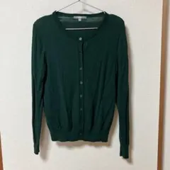 UNIQLO ダークグリーン カーディガン M