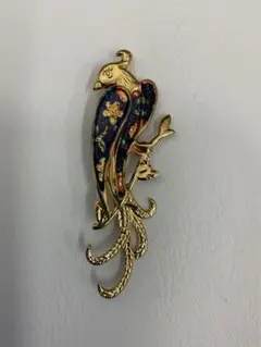 13.510【ブローチ】鳥　アンティーク ヴィンテージ