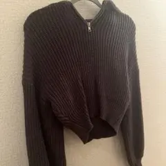 ジップアップニット ニット