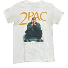 2pac ツーパック　半袖Tシャツ ラッパー HIPHOP Tシャツ USA製