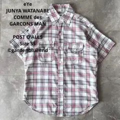 JUNYA WATANABE POST O'ALLS チェック 半袖シャツ XSのサムネイル