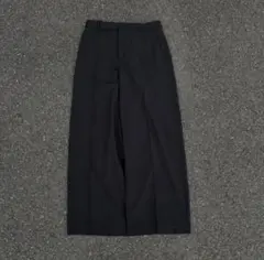 00s Vintage wide Baggy Slacks 極太 mode 黒 - メルカリ