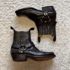 00’s Y2K ring leather boots 27.0cm 本革のサムネイル
