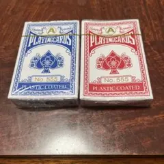 No.555 PLAYING CARDS 2個セット - メルカリ
