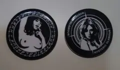 HYSTERIC GLAMOUR 缶バッジ 2個セット