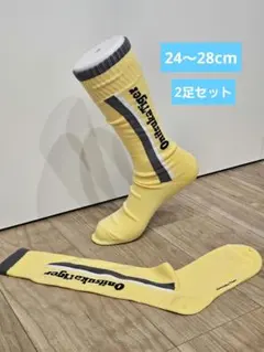 オニツカタイガー ラインロゴソックス 2足セット