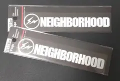 NEIGHBORHOOD ステッカー 2枚セット ネイバーフッド シルバー