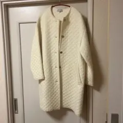 お値下げしました♪アイボリー キルティングジャケット