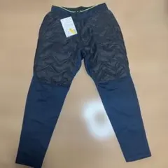 【新品】ワークマン　ミックスダウンクロスシールドパンツ　ブラック×ネイビー　Ｍ