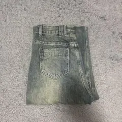 ストレートデニム 色落ち