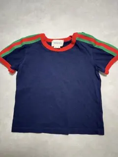 GUCCI ベビー Tシャツ ネイビー ウェブストライプのサムネイル