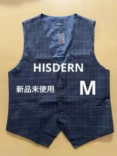 未使用 HISDERN スーツ ベストM ネイビー ダークブルー Amazon