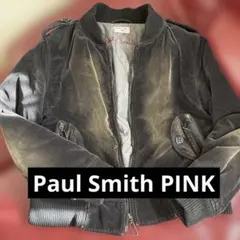 ポールスミス　Paul Smith PINKジャケット　ジップ　コーデュロイ　M