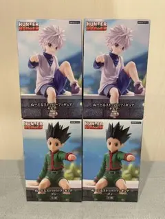 HUNTER×HUNTER ぬーどるストッパー　ゴン キルア　4点セット