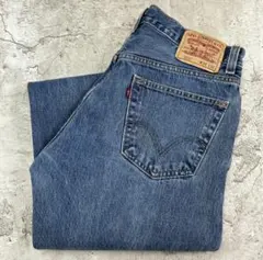 リーバイス　505 レギュラーフィット　デニムパンツ　古着　ライトブルー