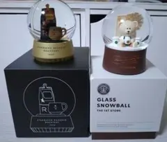 韓国スタバ Starbucks スノードーム　韓国　東京　セット