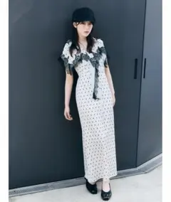 25SS FUMIE TANAKA フミエタナカ flower JQ OP - メルカリ