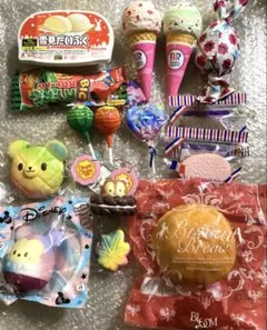 スクイーズ 15点 まとめ売り BLOOM ビスキュイブレッド サーティワンなど