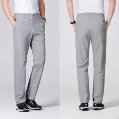 ライトグレー スラックス